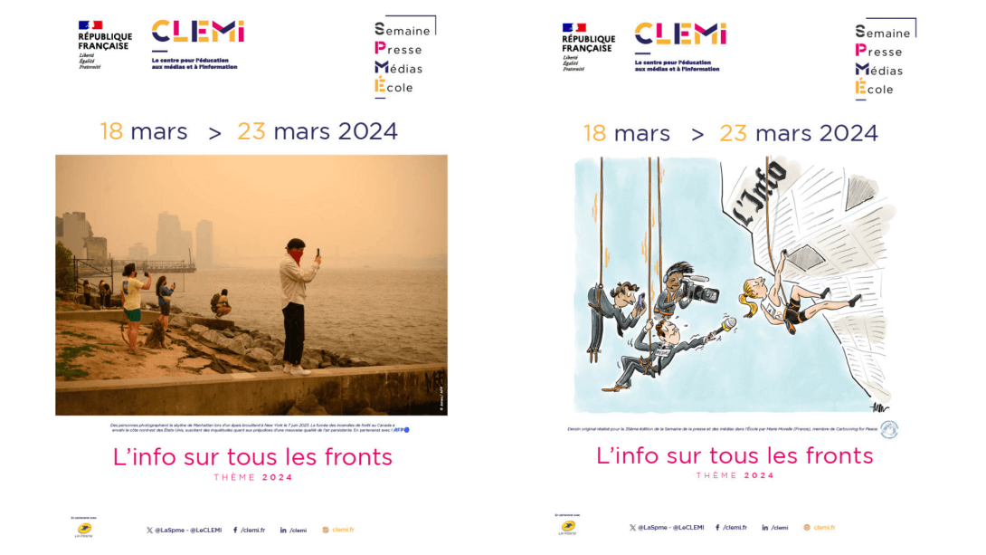 Découvrez les affiches de la 35e édition de la Semaine de la presse et